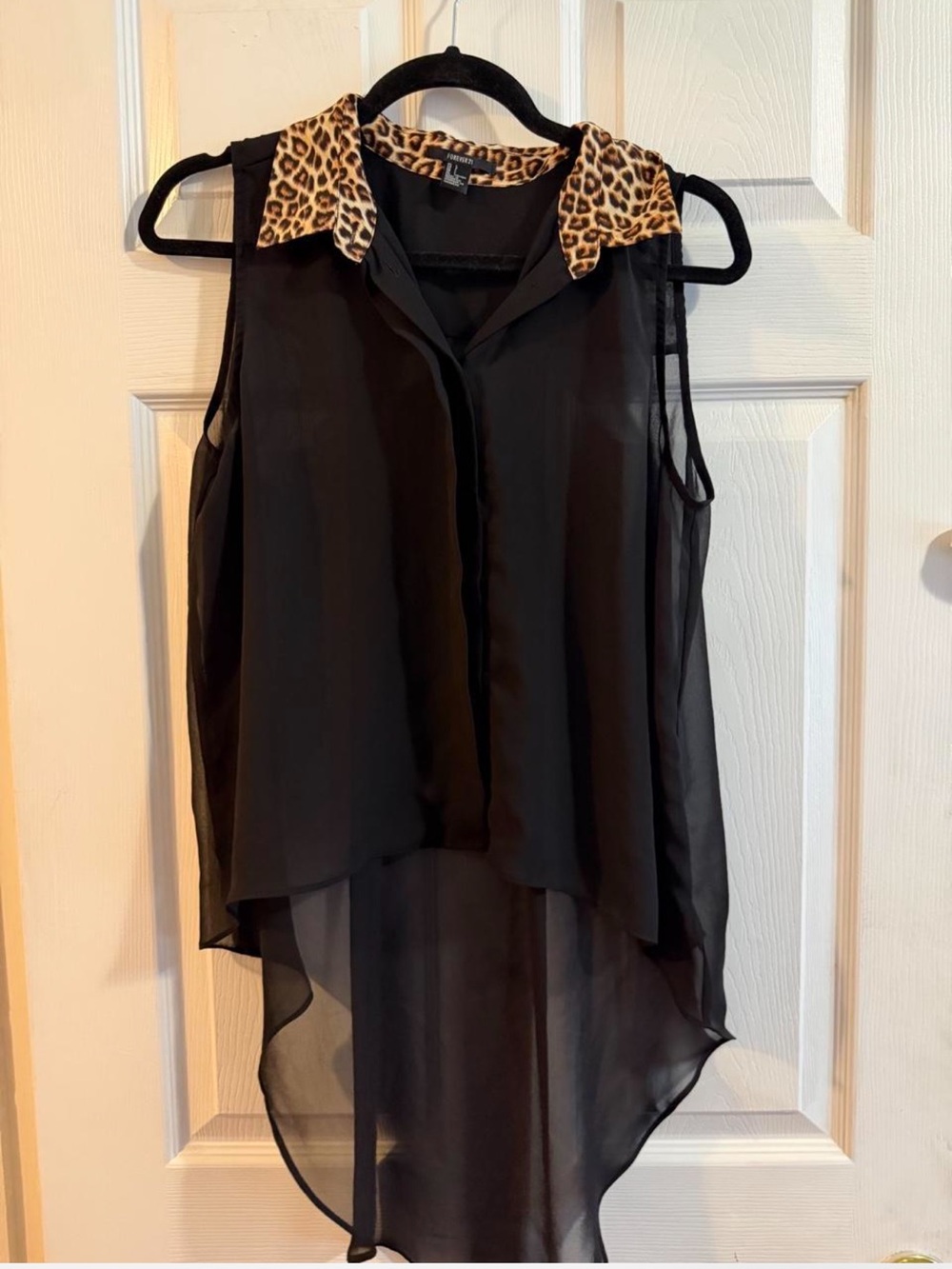 Forever 21 sheer blouse